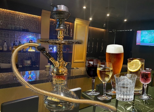 Shisha&Bar エリアCの提供メニュー写真